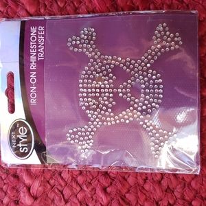 Next Style Iron on Skull Transfer